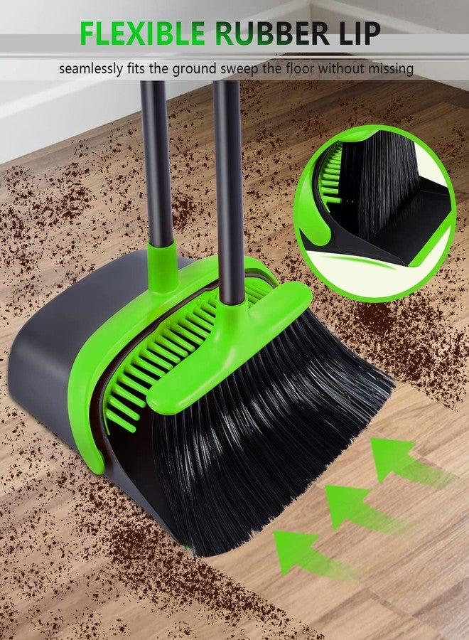 YANXUS Broom and Dustpan Set for Home, Upgrade 52" Long Handle Broom and Dustpan Set, Broom with Dustpan Combo Set for Home Kitchen Room Office Lobby Indoor Floor Cleaning - Image 4